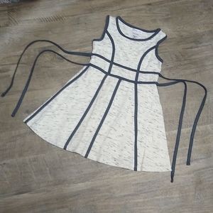 Size 5 Bonnie Jean gray and cream dress